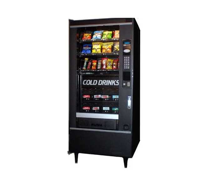 CRANE 484 Refreshment Center 2 COMBO Snack & Soda Vending Machine for